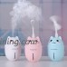 easy&cozy USB Mini Car Essential Oil Diffuser Big Spray Car Humidifier with light  Multi-functional Cute Cat Air Freshener  30dB quiet 10h Working hours Portable Air Purifier for Car/Home（pink） - B07DJNR2W2